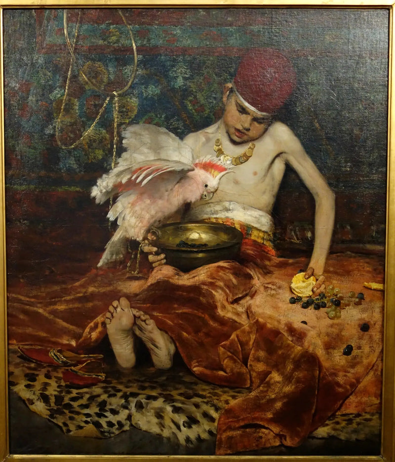 La página turca (Intrusión inesperada) - William Merritt Chase