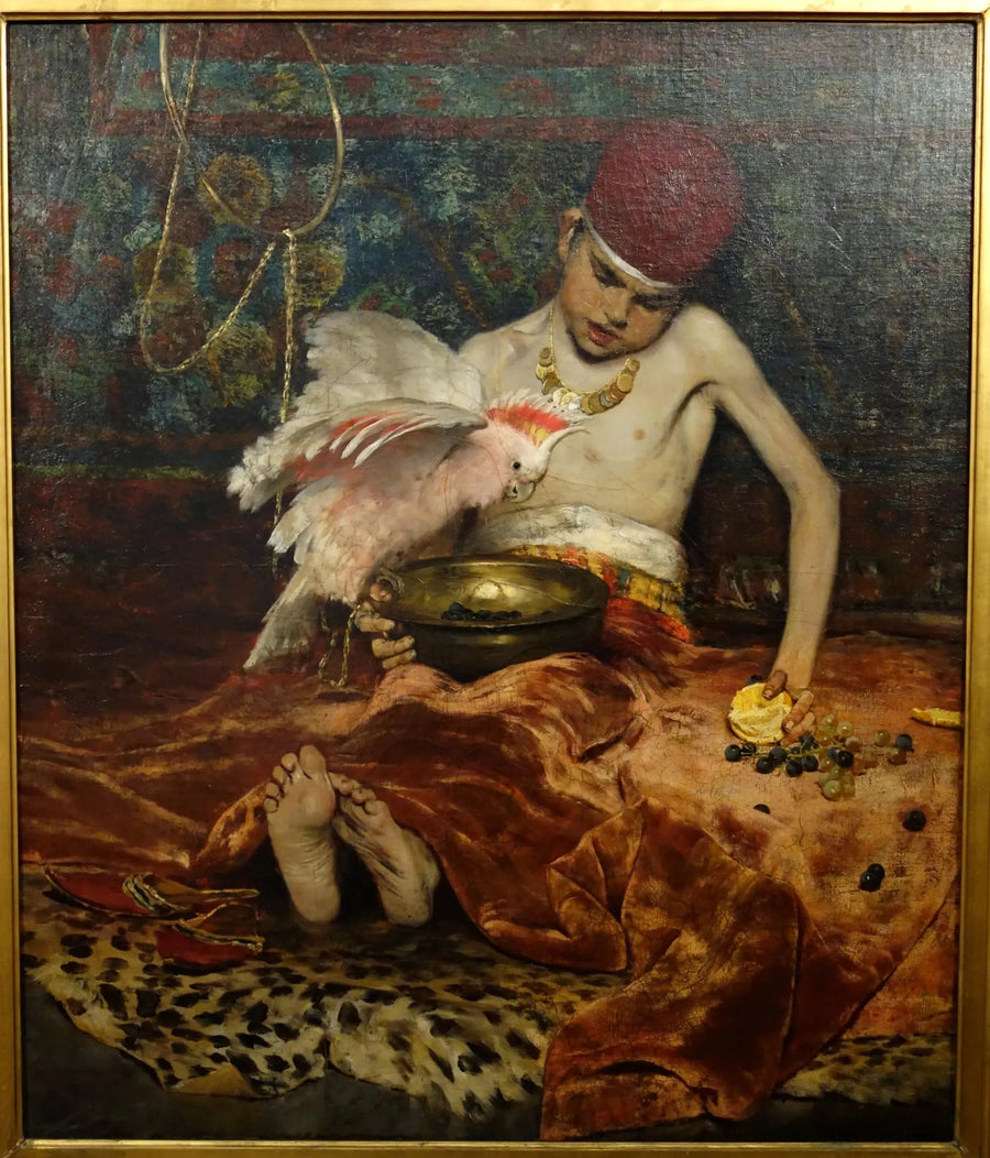 La página turca (Intrusión inesperada) - William Merritt Chase