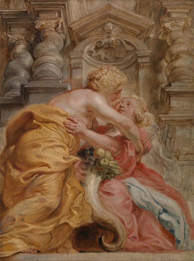 La paz que abraza la abundancia - Peter Paul Rubens