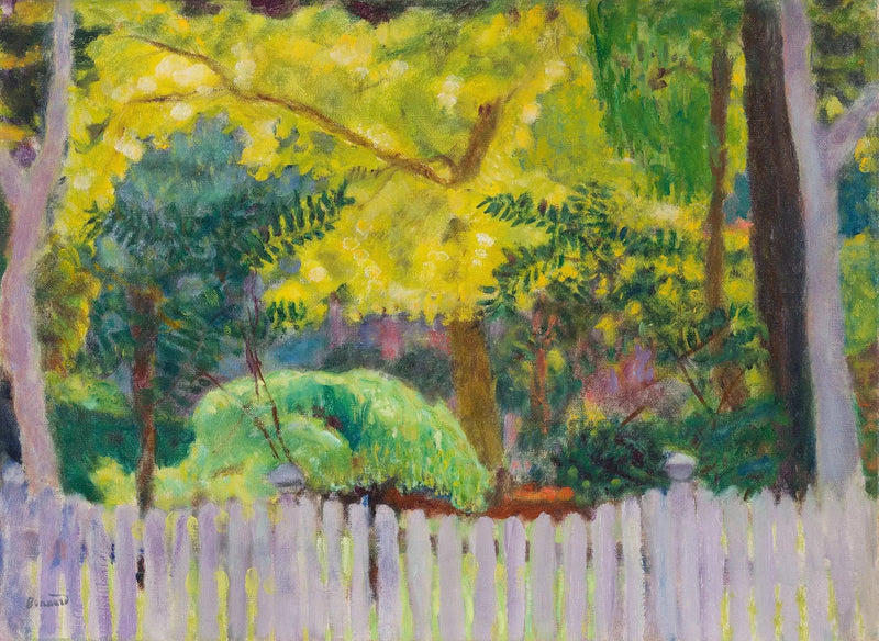 La cerca violeta - Pierre Bonnard