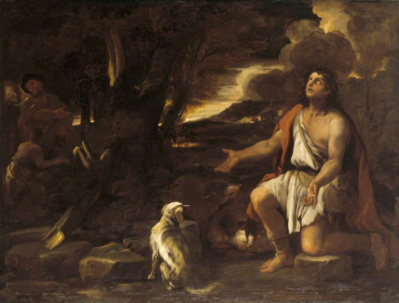 La parábola del hijo pródigo: El cerdo arrepentido - Luca Giordano