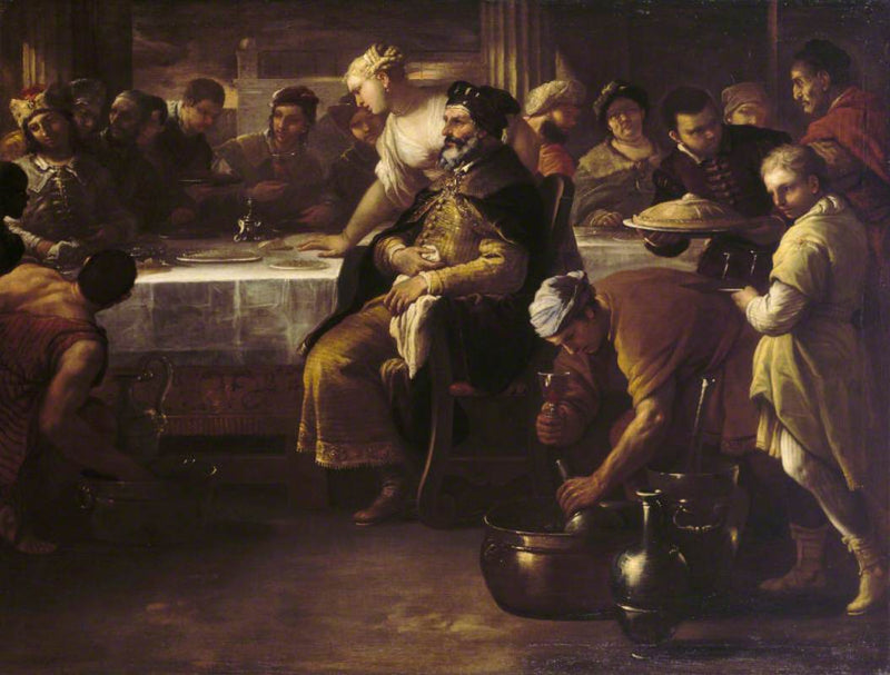 La parábola del hijo pródigo: el ternero gordo - Luca Giordano