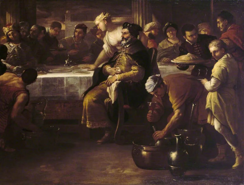 La parábola del hijo pródigo: el ternero gordo - Luca Giordano