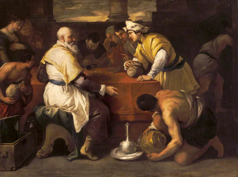 La parábola del hijo pródigo: recibir su parte - Luca Giordano