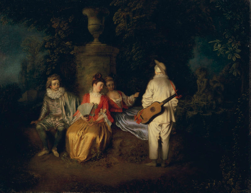 La parte cuadrada - Antoine Watteau
