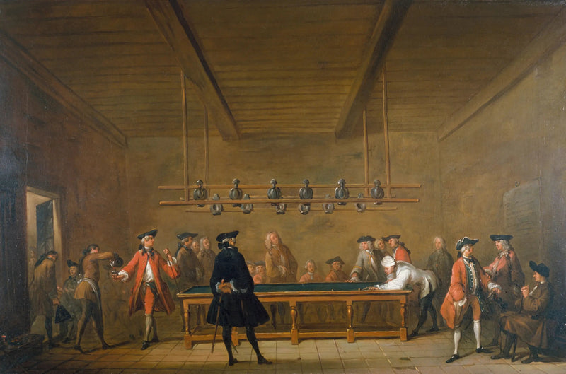 La Partida de billar - Jean Simeón Chardin