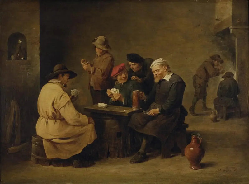La parte de cartas - David Teniers el Joven