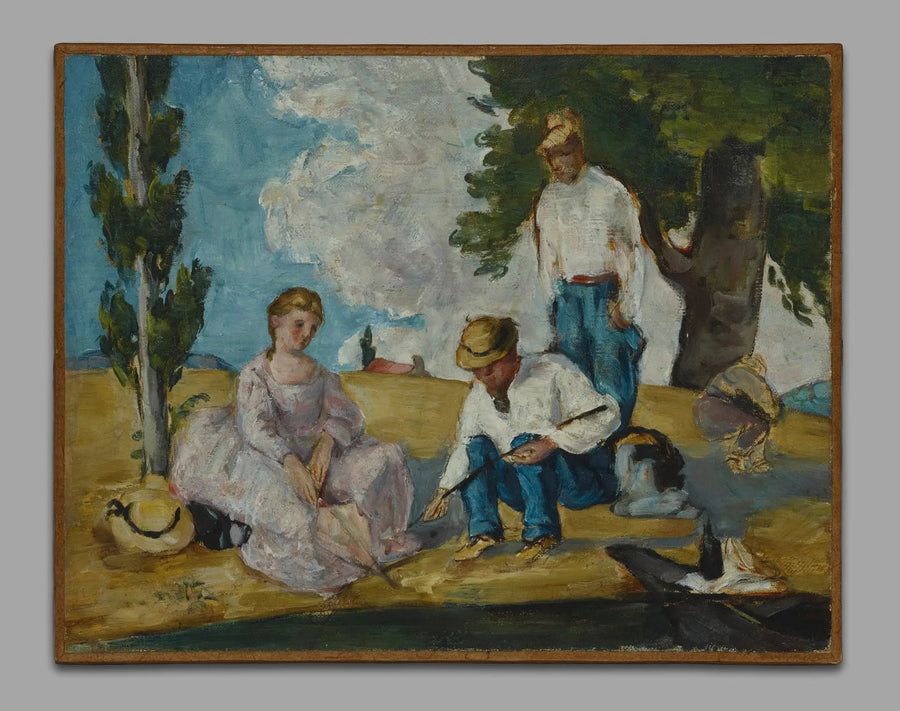 La partida de pesca - Paul Cézanne