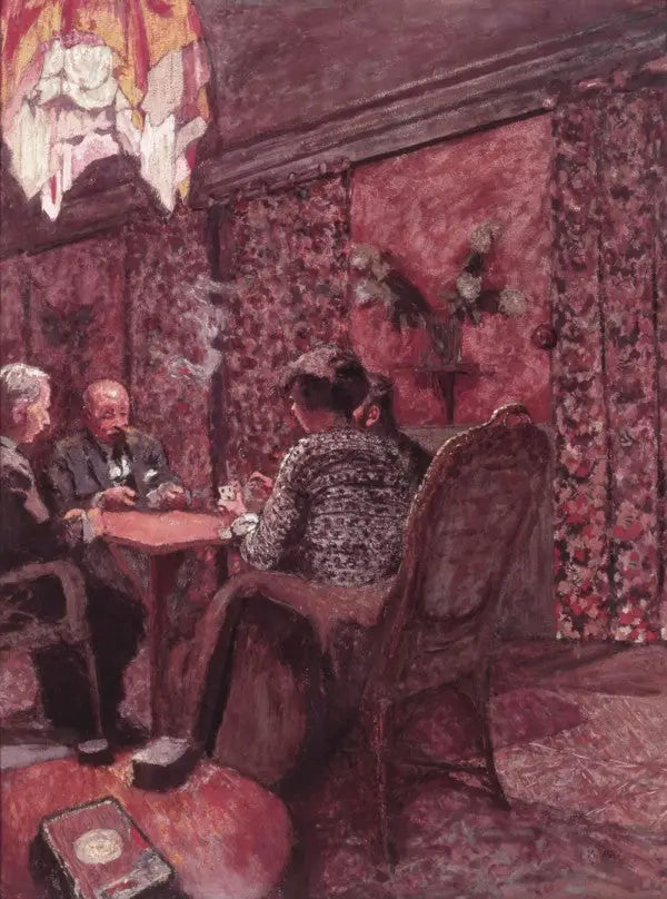 La partie de pont au clos Cézanne - Édouard Vuillard - Alpha Reproduction