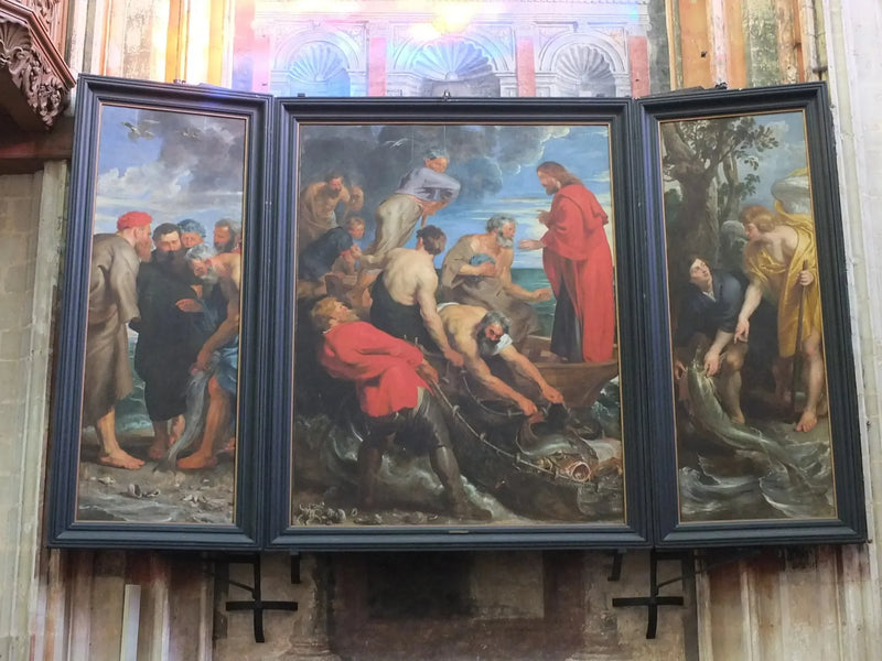 La pesca milagrosa, circa 1618-1619 - Peter Paul Rubens
