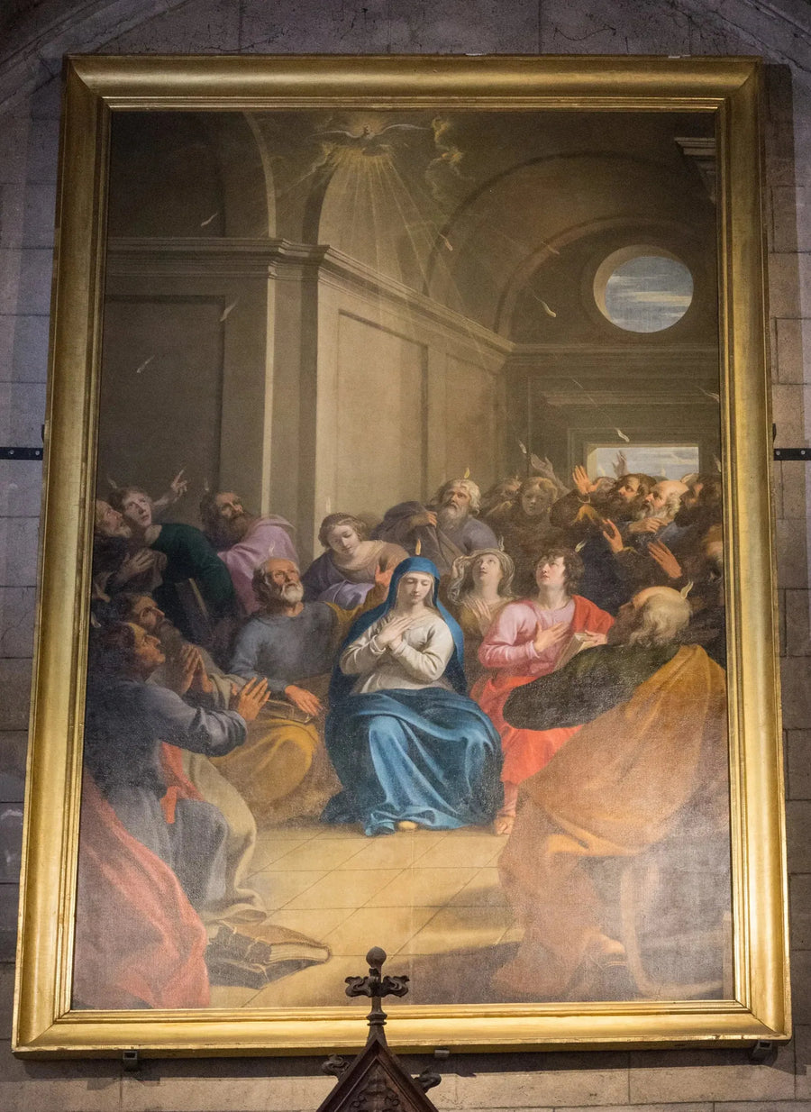 La Pentecostés o La venida del Espíritu Santo - Philippe de Champaigne