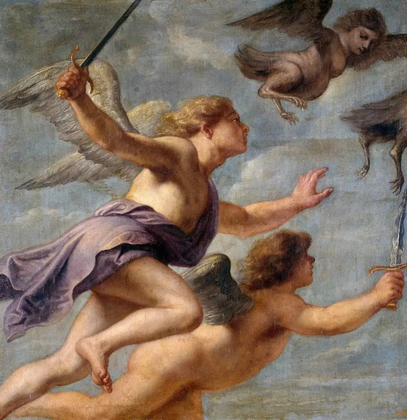 La persecución de las arpías - Peter Paul Rubens