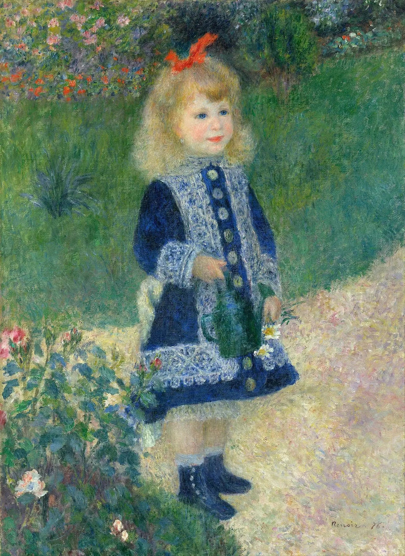 La Niña con la Regadera - Pierre-Auguste Renoir
