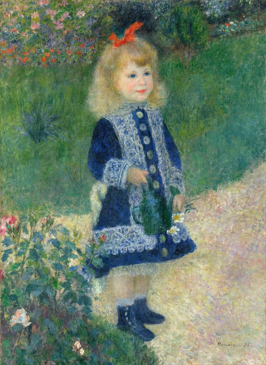 La Niña con la Regadera - Pierre-Auguste Renoir