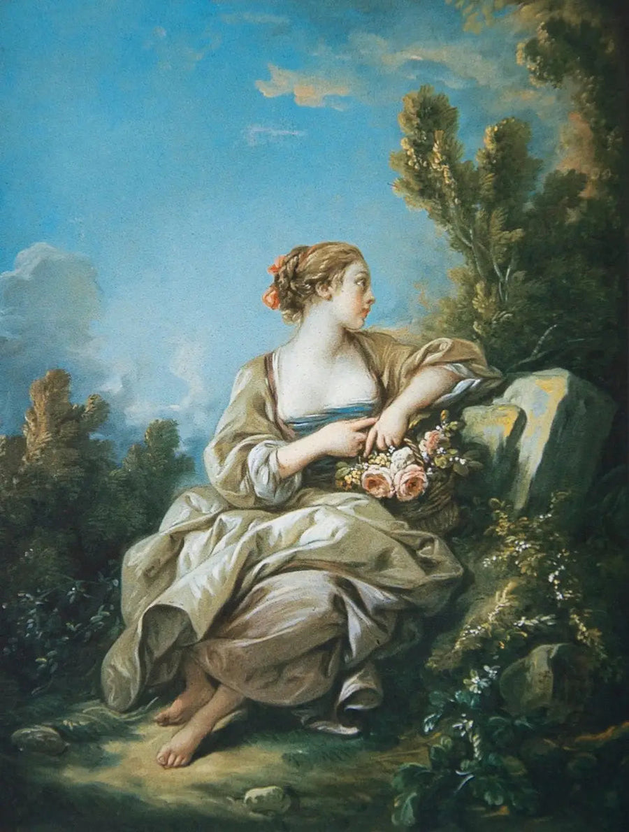 La pequeña jardinera - François Boucher
