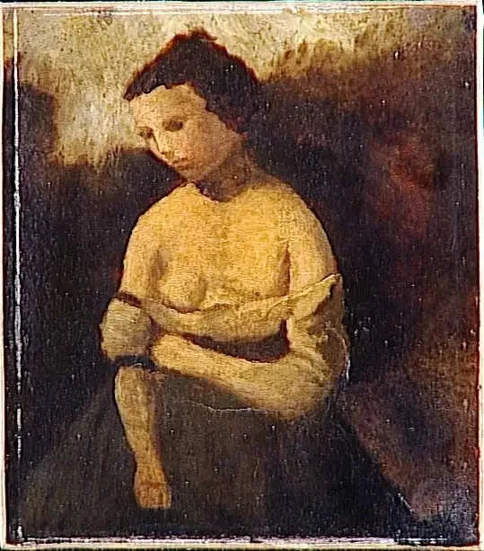 La pequeña Jeannette - Jean-Baptiste Camille Corot