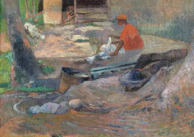 La Pequeña lavadora - Paul Gauguin