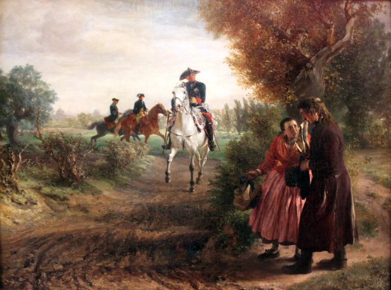 La petición - Adolph von Menzel