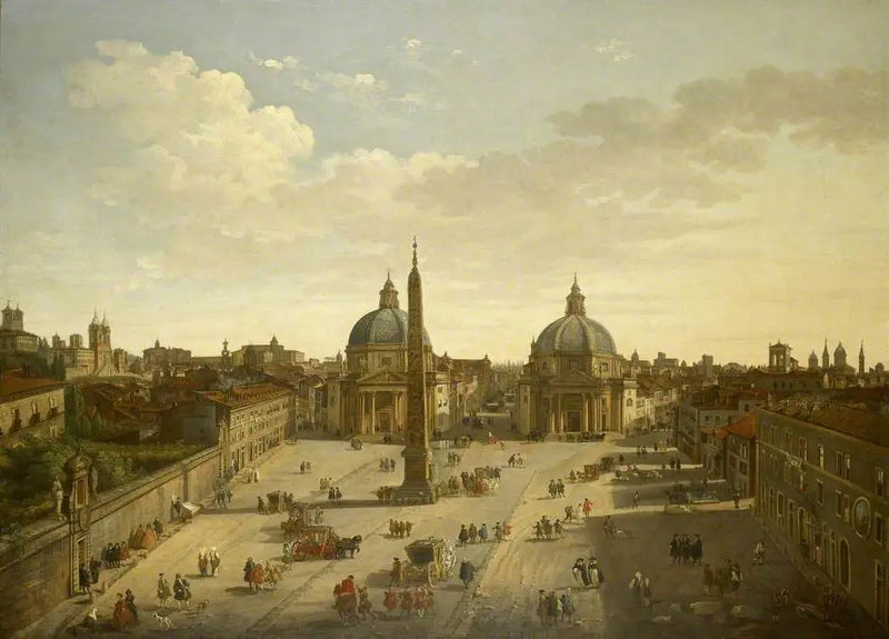 La Piazza del Popolo, Roma - Giovanni Paolo Panini