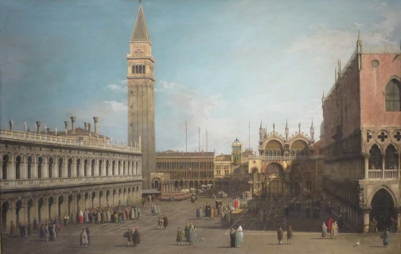 La Piazzetta, Venecia, hacia el Norte - Canaletto