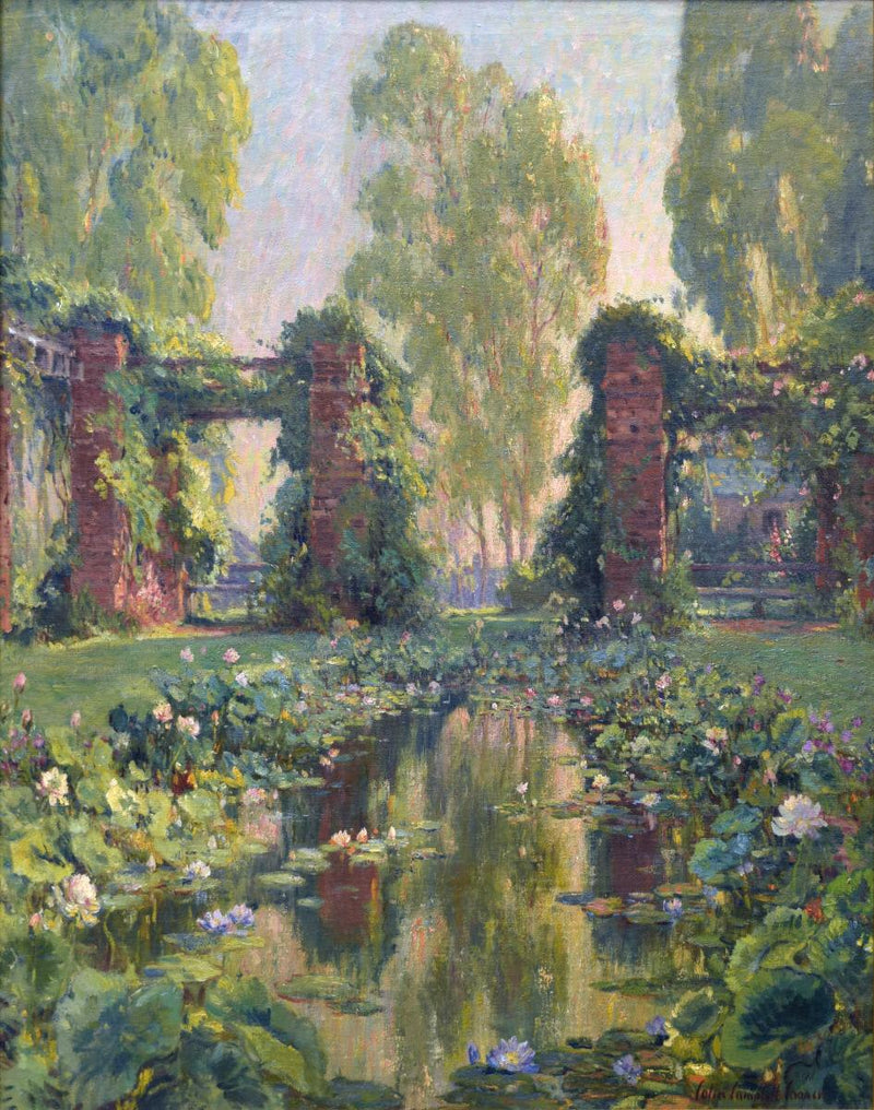 The Lotus Pool, El Encanto, Santa Bárbara - Colin Campbell Cooper