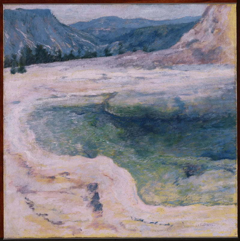 La piscina de esmeralda - John Henry Twachtman