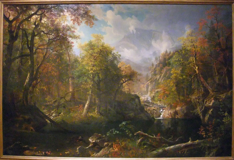La piscina de esmeralda - Albert Bierstadt