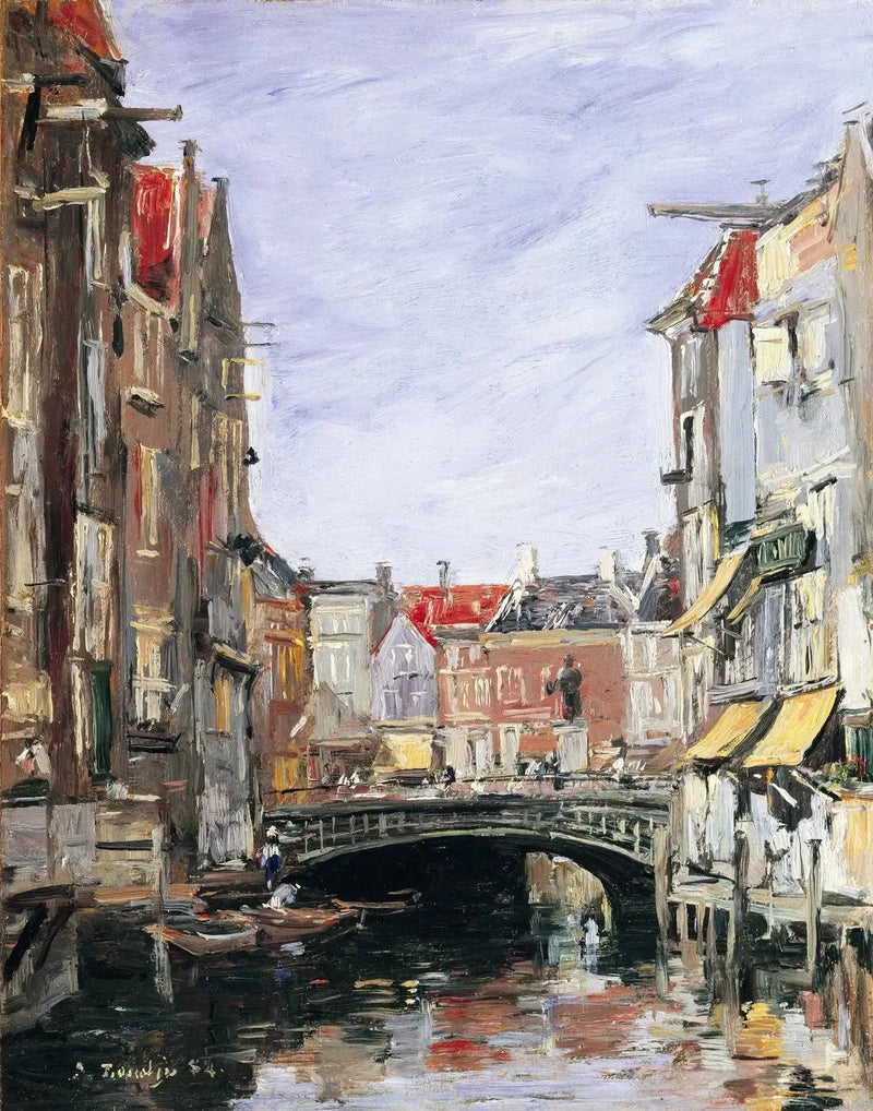 La plaza Ary Scheffer, Dordrecht - Eugène Boudin