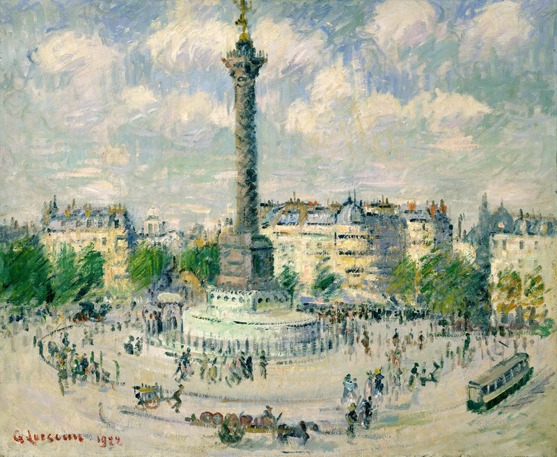La Plaza de la Bastilla - Gustave Loiseau