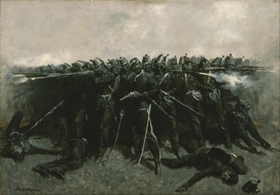 La place de l’infanterie - Frederic Remington - Alpha Reproduction