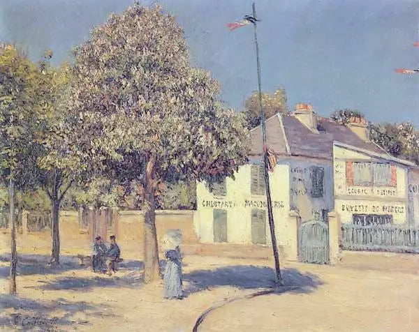 La plaza del mercado (El paseo de Argenteuil) - Gustave Caillebotte