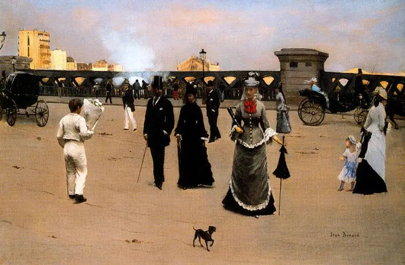 La Plaza y el Puente de Europa - Jean Béroud