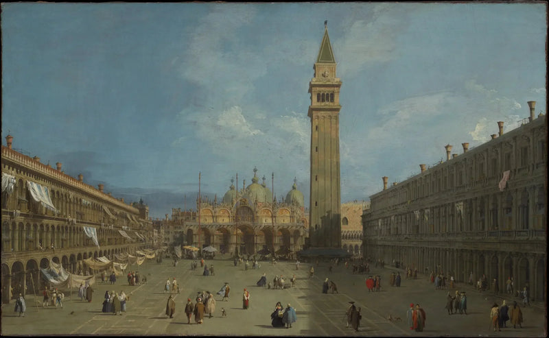 La Plaza de San Marcos - Canaletto