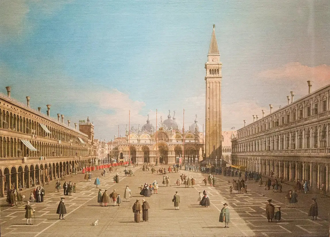 La Place Saint-Marc et la Basilique Venise - Canaletto - Alpha Reproduction