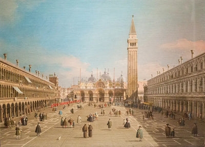 La Place Saint-Marc et la Basilique Venise - Canaletto - Alpha Reproduction