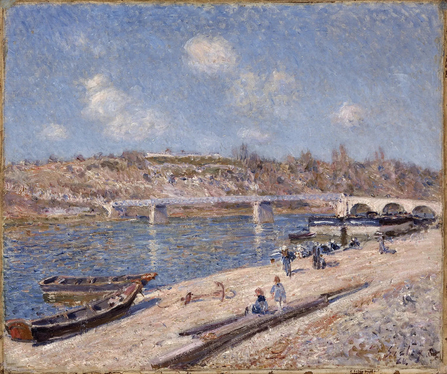 La Playa en Saint-Mammès - Alfred Sisley