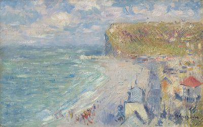 La plage de Fécamp - Gustave Loiseau - Alpha Reproduction