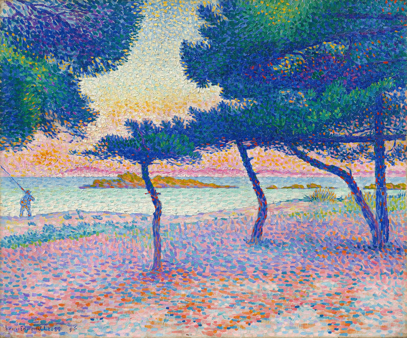 La playa de Saint-Clair - Henri-Edmond Cross