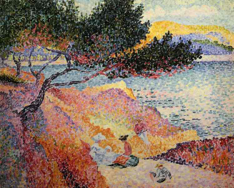 La Playa de Saint-Clair - Henri-Edmond Cross