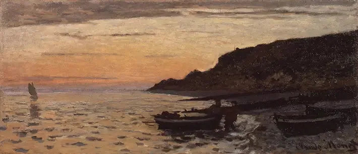 La Playa de Sainte-Adresse - Claude Monet