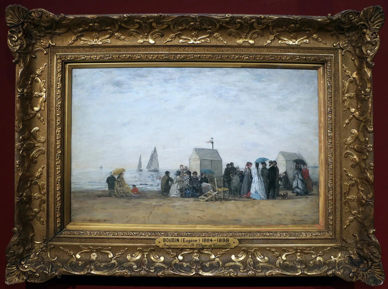 La Playa de Trouville - Eugène Boudin