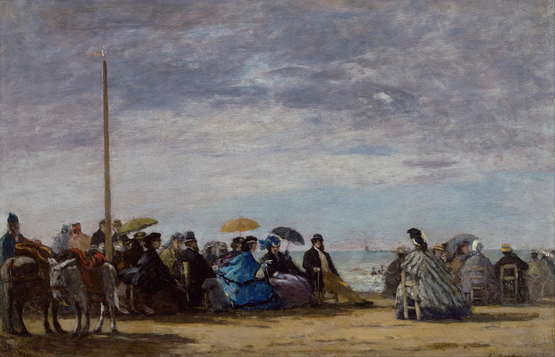 La Playa - Eugène Boudin