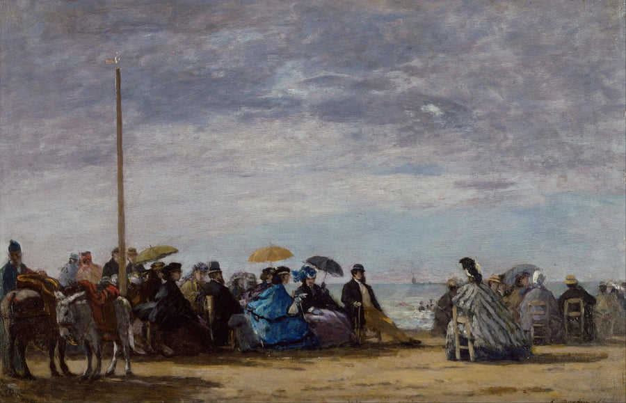 La Playa - Eugène Boudin