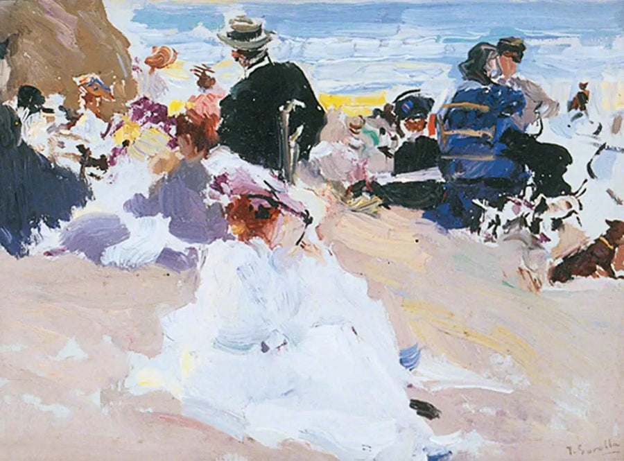 La playa - Joaquín Sorolla
