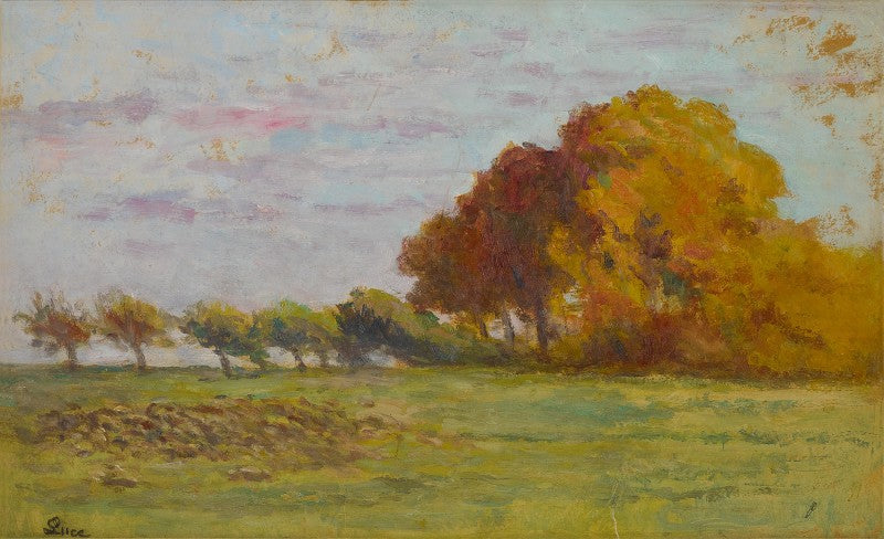 La llanura alrededor de Rolleboise - Maximilien Luce