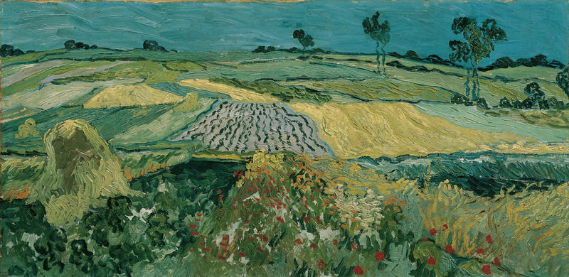 La llanura de Auvers - Vincent van Gogh