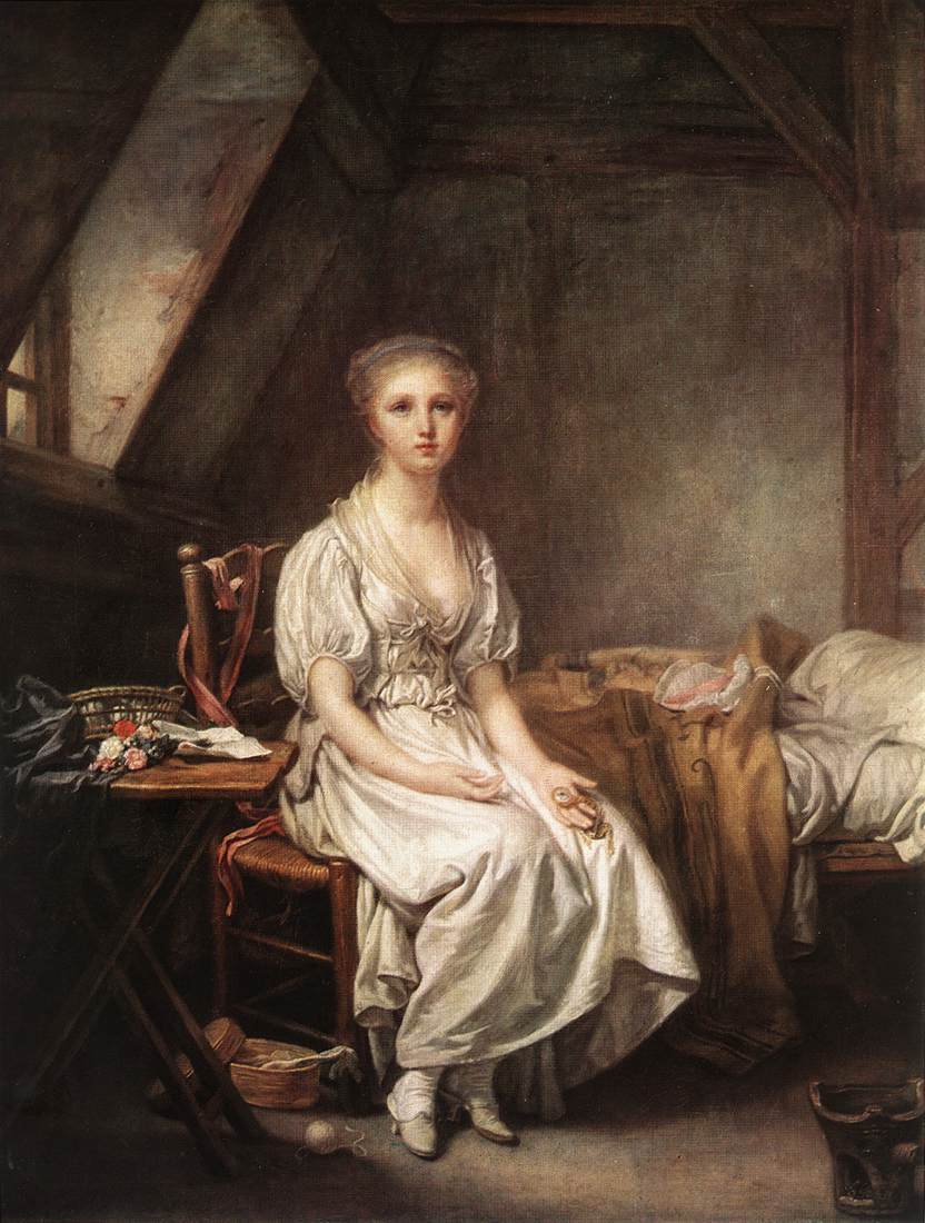 La queja del reloj - Jean-Baptiste Greuze