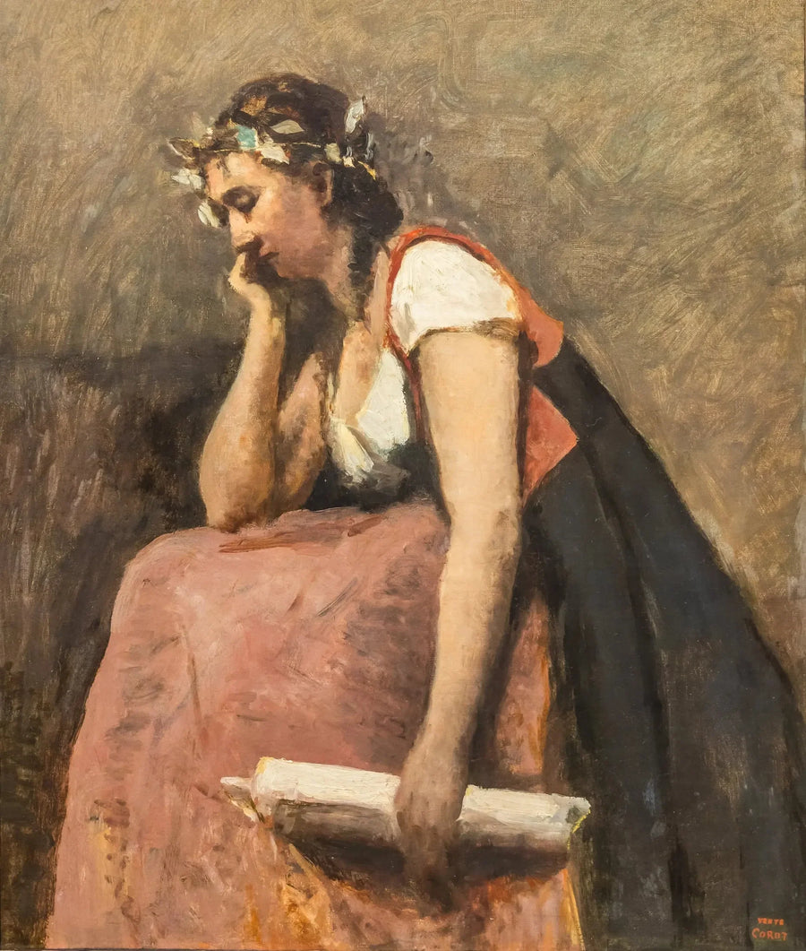 La Poesía - Jean-Baptiste Camille Corot