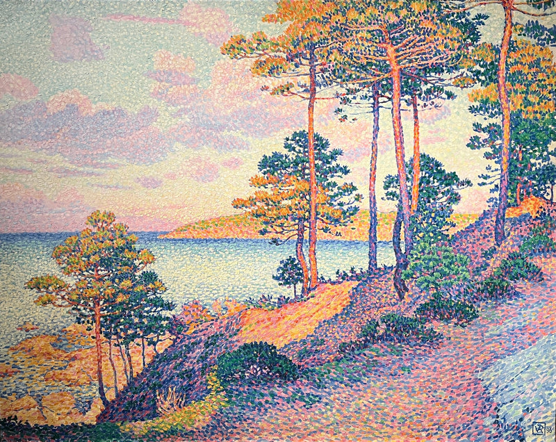 La punta de Saint-Pierre en Saint-Tropez - Théodore van Rysselberghe