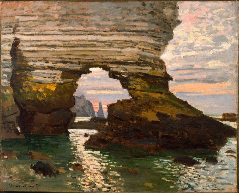 La Puerta de Amont, Étretat - Claude Monet